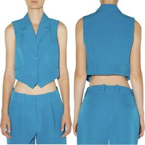 Something New | 'Ruth' Vest + Coordinating Wide Leg Pants Sz. 8